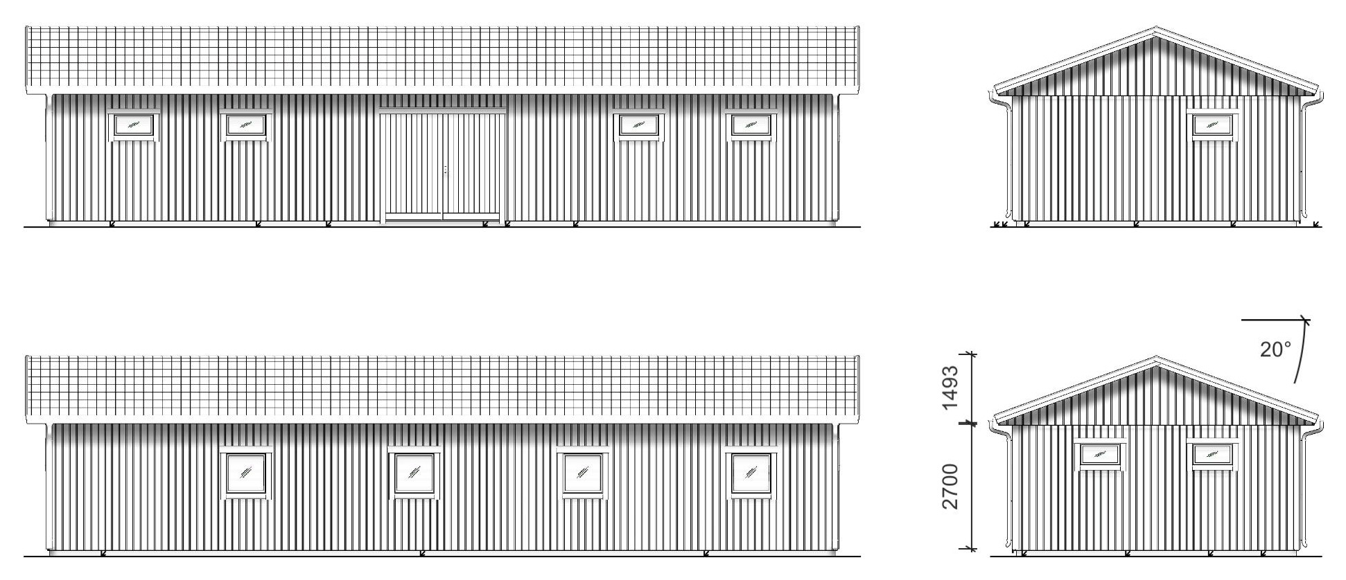 Plan & fasadritning
