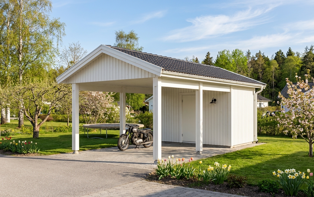 Carport-med-förråd-Ånäset-27m2- 36x24(48)- Vår