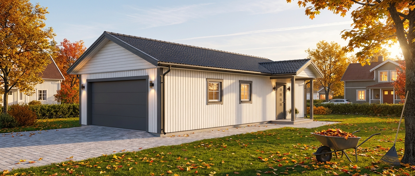 Dubbelgarage-Kallviken-74m2-6x12m-Höst