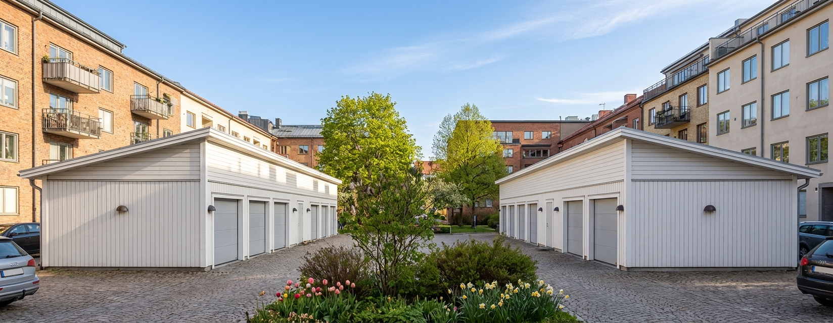Radgarage-Övrebäck-140m2-6x22,8m- sommar
