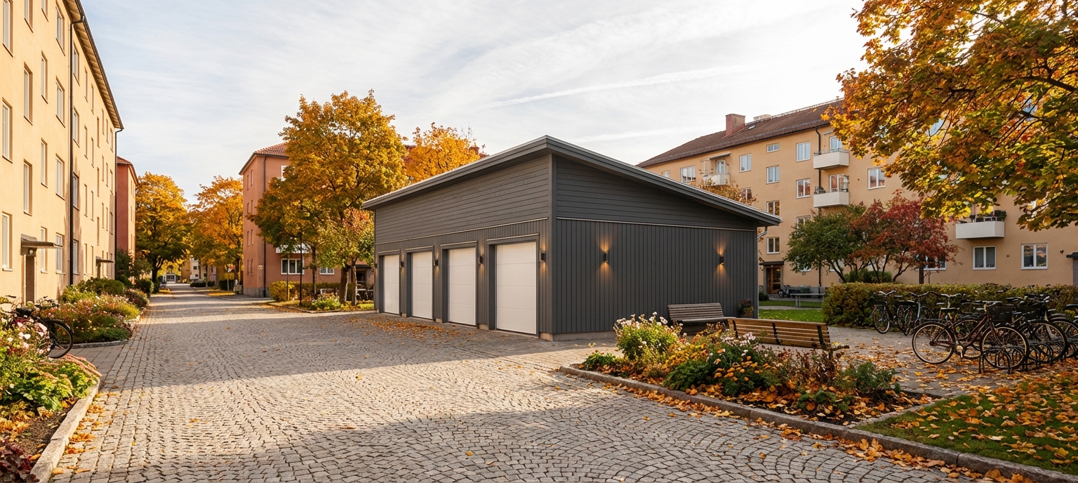 Radgarage-Nedrebäck-88m2-6,0x14,4x25- Höst
