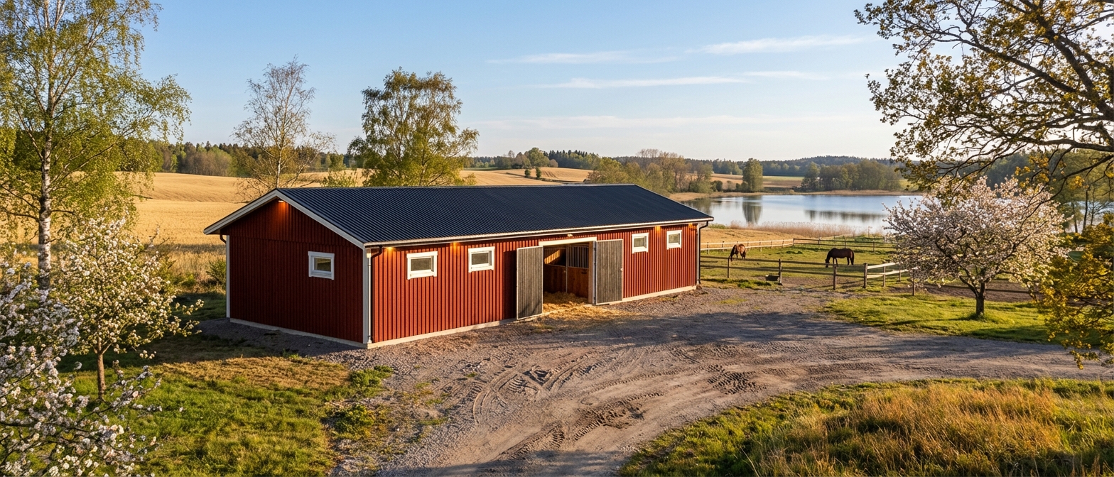 Stall-Mjödvattnet-103m2-6,0x16,8 - Vår