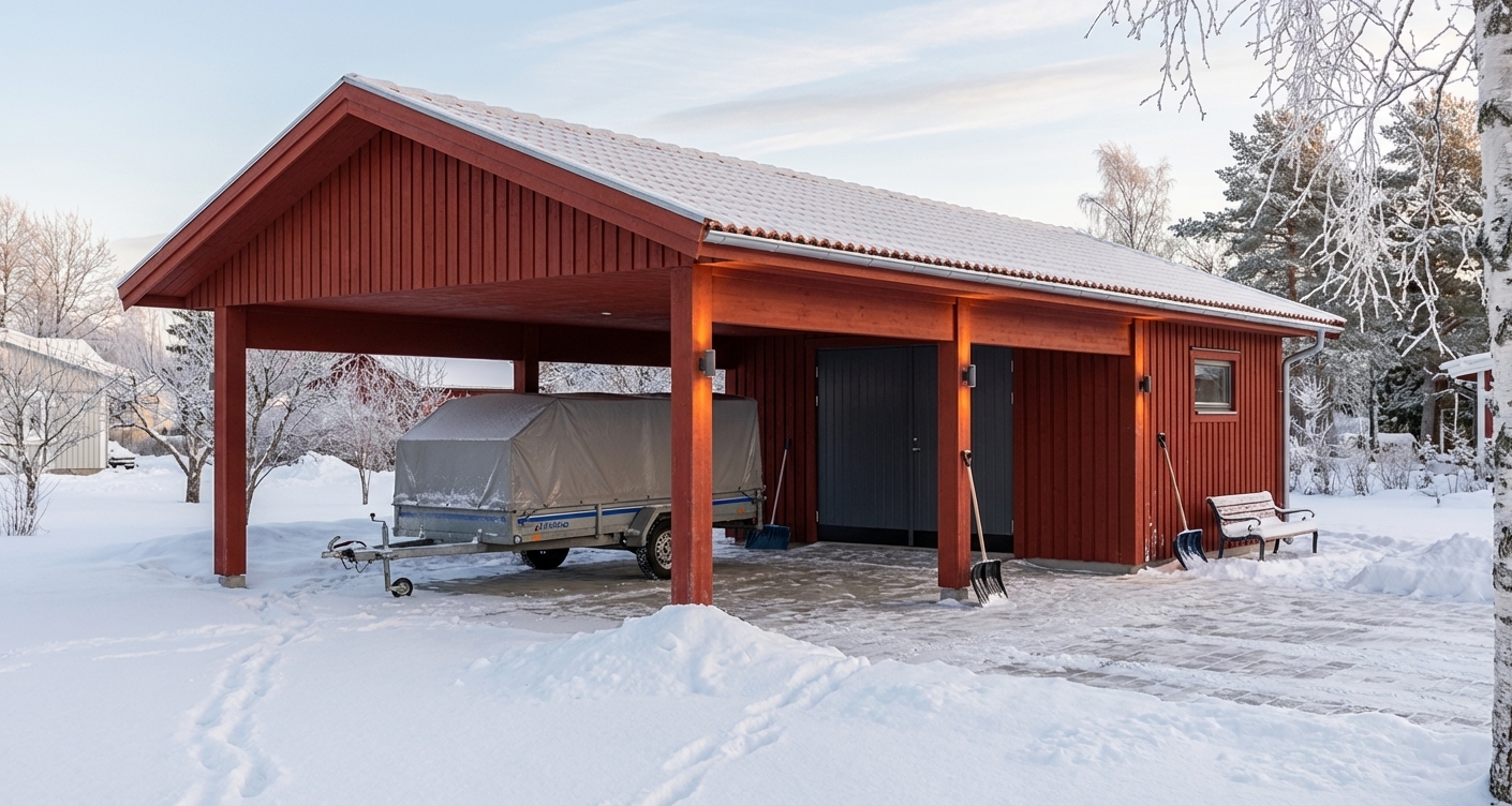Förråd-med-carport-Uttersjöbäcken-42m2-49x85(25)- Vinter