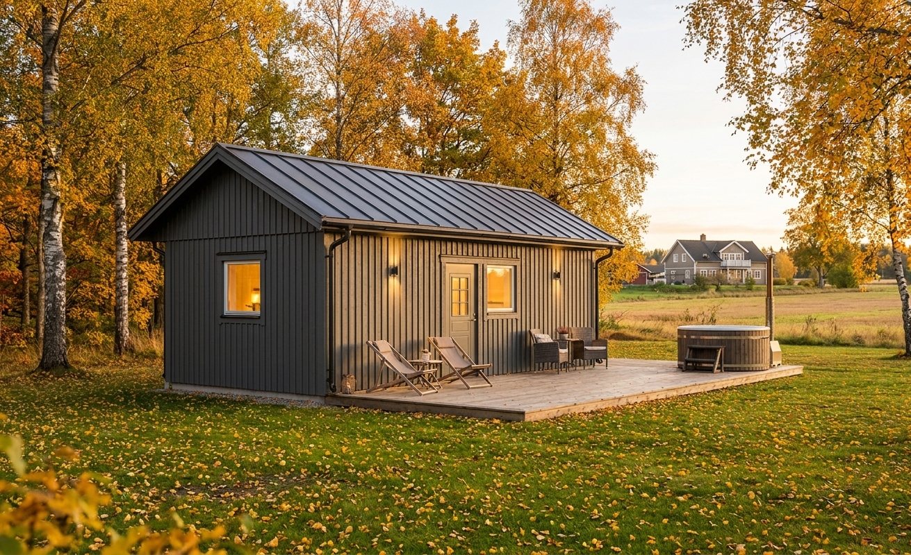 Gårdshuset-Bakviken-30m2-3,6x7,8x25- Höst