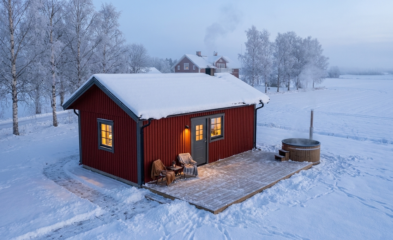 Gårdshuset-Bakviken-30m2-3,6x7,8x25- vinter
